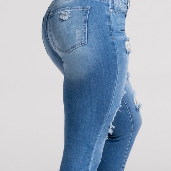 Hybrid destructed jeans - Picture 4 of 4